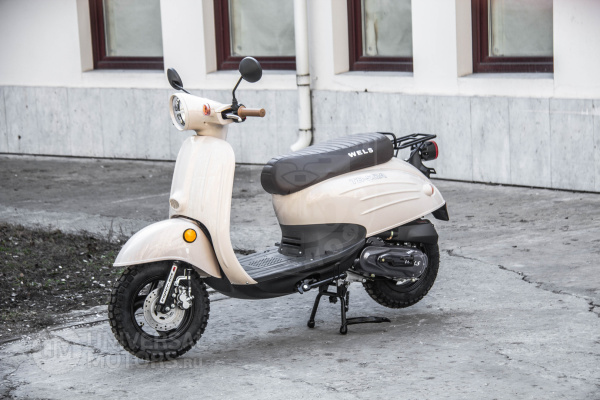 Ретро Скутер Wels VERDЕ 50cc(80) 4т