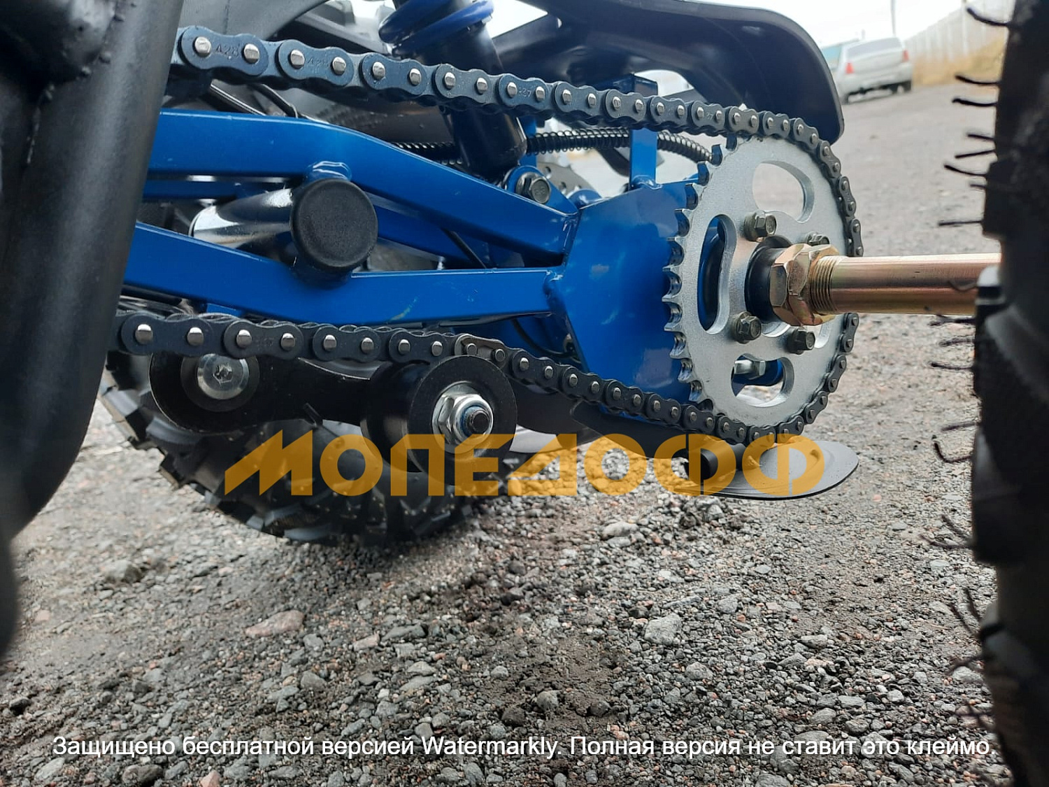 HIGHPER Машинокомплект HIGHPER Sahara ATV125 blue