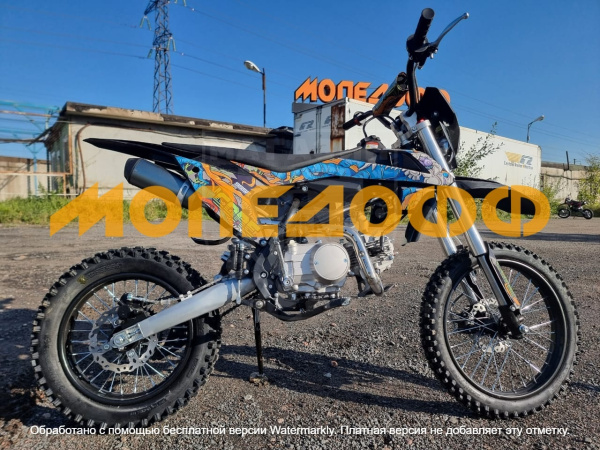 SSR Питбайк SSSR CORE 125 SA 17/14 робот BLUE WHITE MONSTER