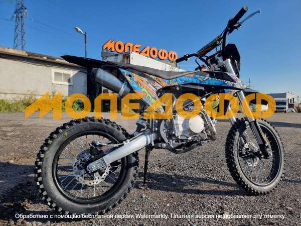 SSR Питбайк SSSR CORE 125 SA 17/14 робот BLUE WHITE MONSTER