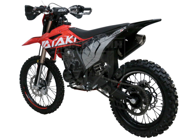 Ataki Мотоцикл ATAKI S004-R 300 (4T PR300) 21/18 красный