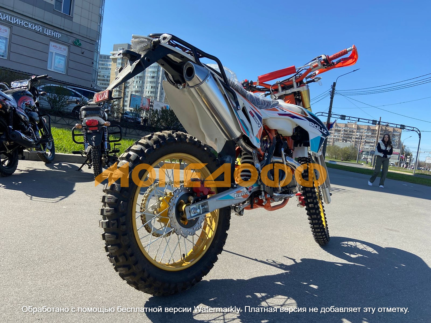 Roliz Мотоцикл Roliz Sport 007 ocean blue ПТС 172FMM 250 кросс