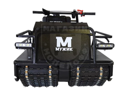 Двух-гусеничный М760 Мотобуксировщик Мужик М760 22 л.с реверс