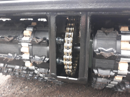 Двух-гусеничный М760 Мотобуксировщик Мужик М760 20 л.с