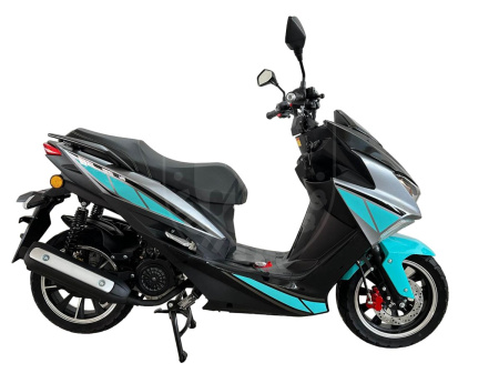 NEXUS МаксиСкутер ARC 50(125)сс 4т чёрноголубой