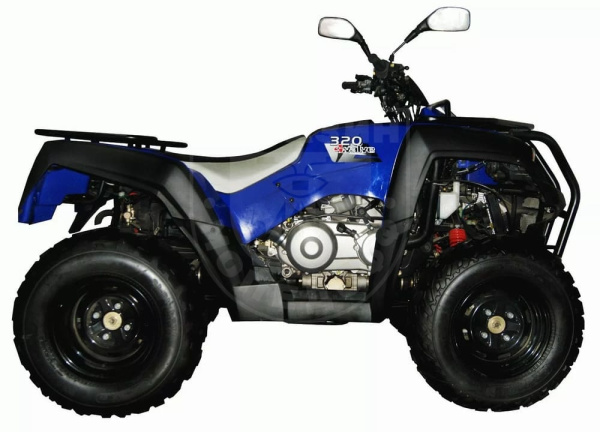 ADLY Квадроцикл ADLY STANDART ATV320U 4WD синий