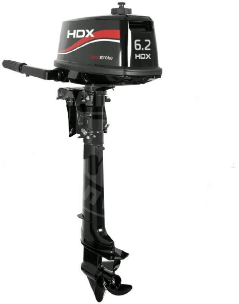 Лодочный мотор 2-х тактный HDX R series T 6,2 BMS (с топливным баком 12л)