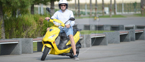 MOTO ITALY Скутер CINQUANTA 50 4т 50сс желтый