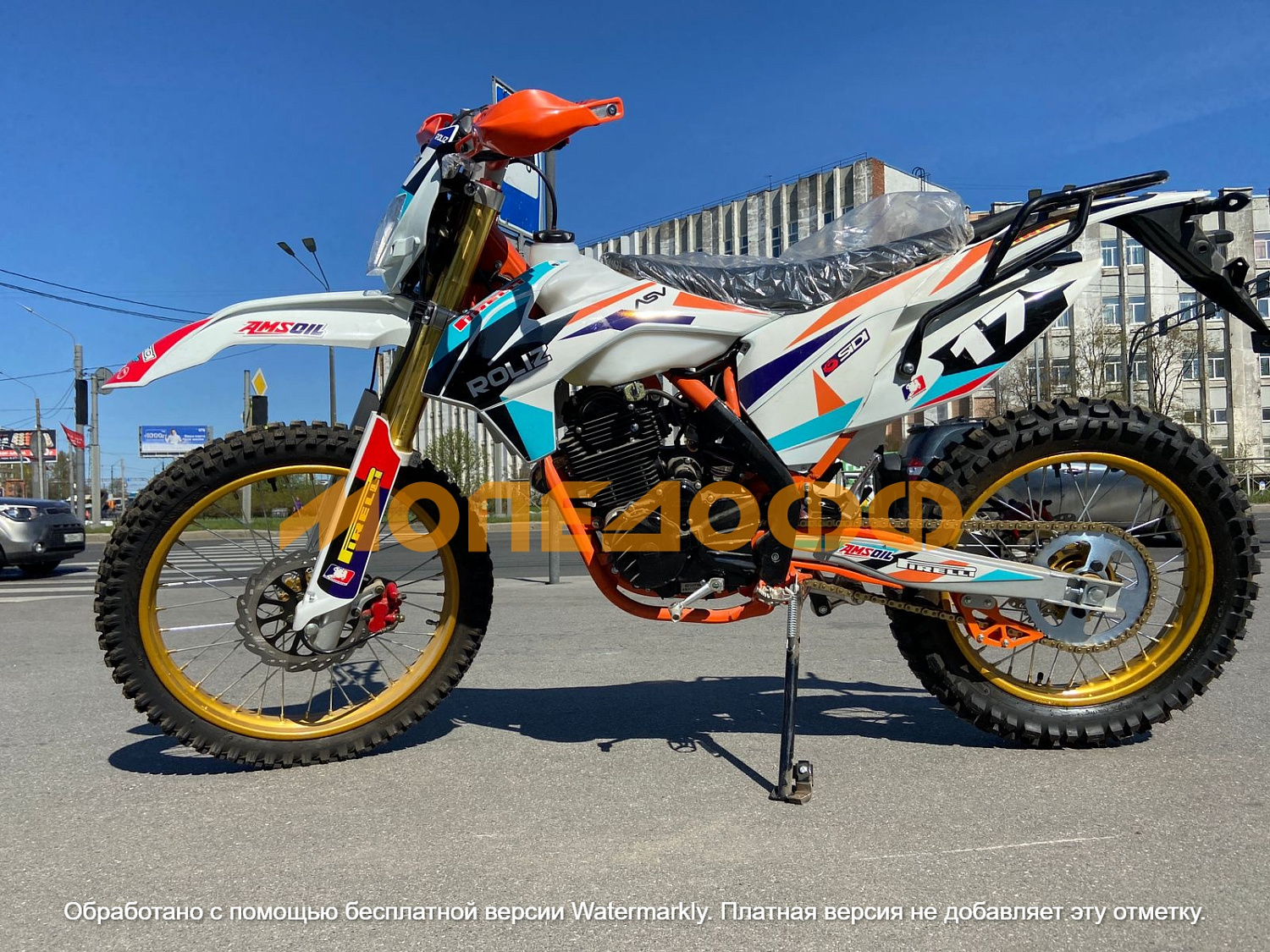 Roliz Мотоцикл Roliz Sport 007 ocean blue ПТС 172FMM 250 кросс