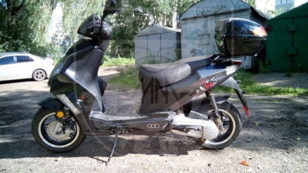 ABM Скутер ABM ZX50S 50сс 2т Black
