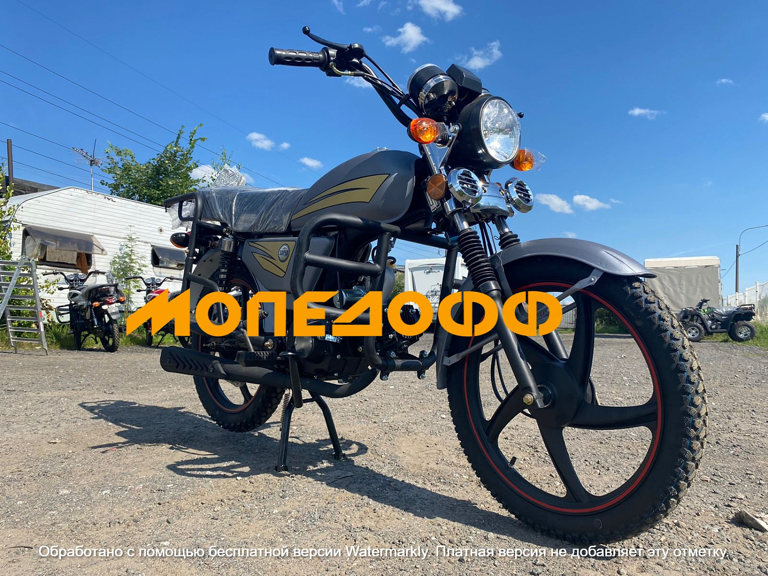 MM Мопед Альфа Alpha Classic Gray Matte