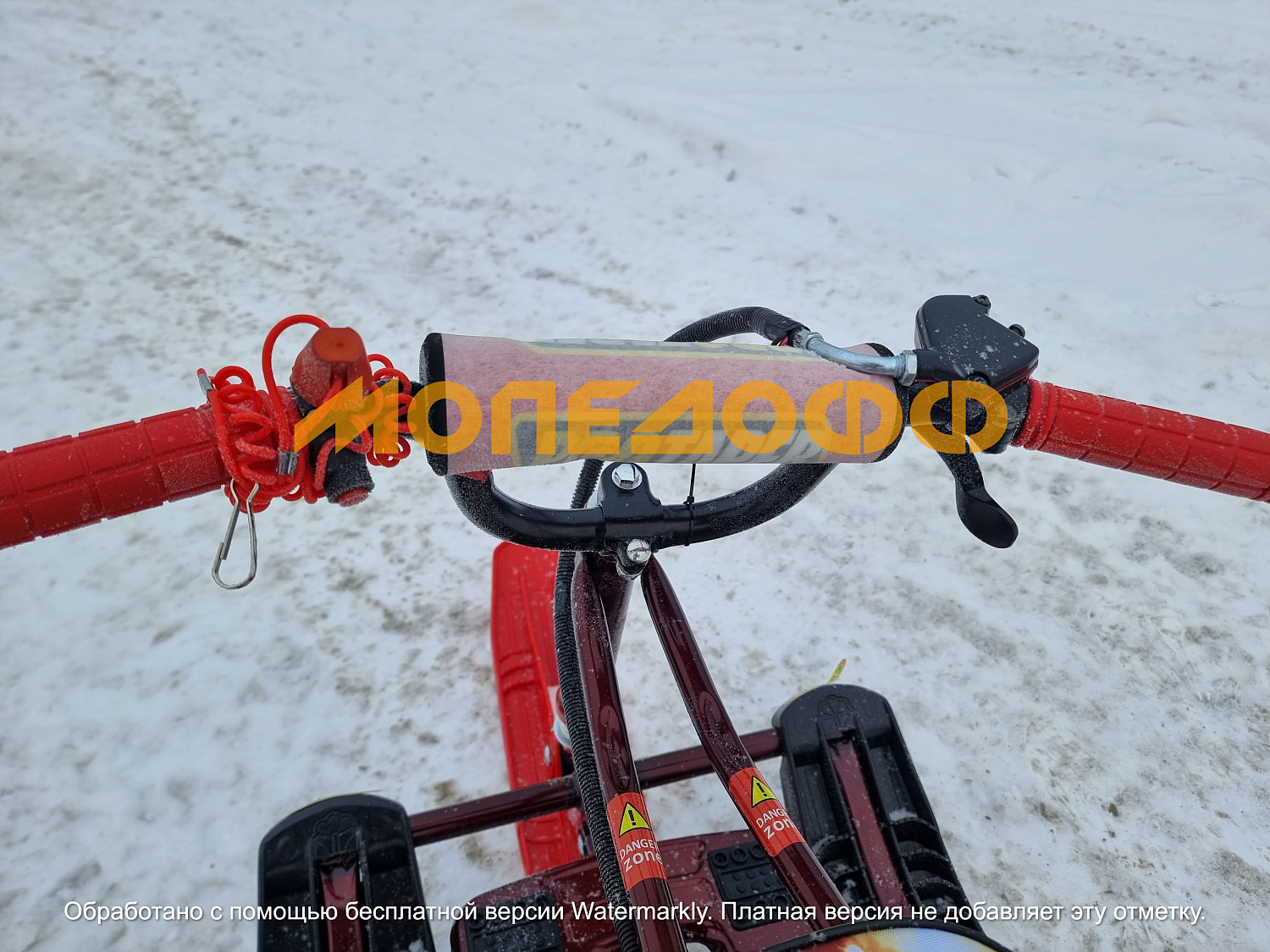 Детские снегоходы Снегоход детский Snow Kids Compact New Red