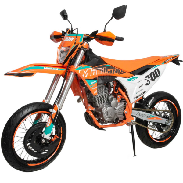 Motoland Мотоцикл Кросс Motoland SMX300 S4 (175FMM) 17/17 (мотард) ПТС