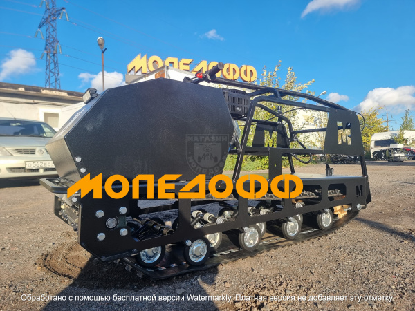 Одно-гусеничный М500 Мотобуксировщик Мужик М500 long 20л.с
