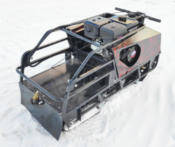 Железная собака Мотобуксировщик Железная собака M500 15 л.с Loncin склизы