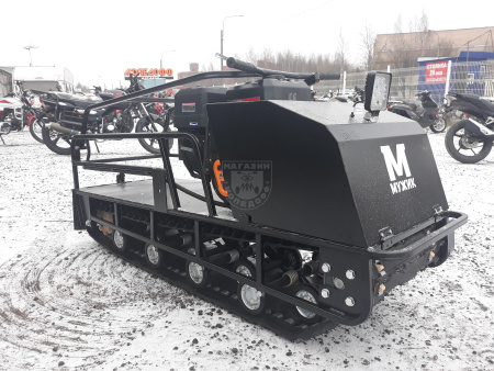 Одно-гусеничный М500 Мотобуксировщик Мужик М500 20л.с