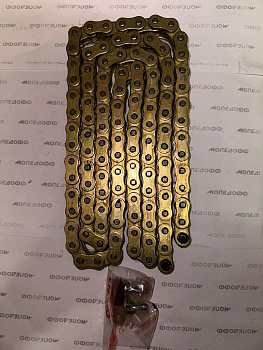 Цепь 520HO-116 GOLD CHOHO (сальниковая)  в мотомагазине Мопедофф т. 88129814555.