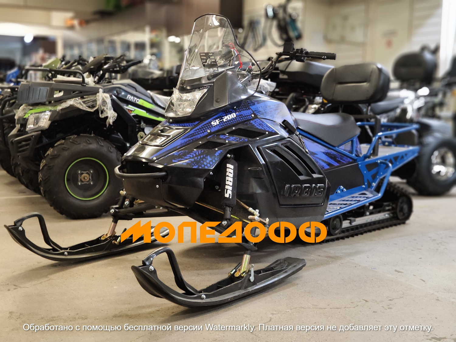 IRBIS MOTORS Снегоход туристический IRBIS SF200L blue