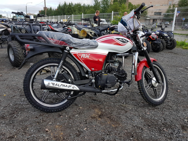 Мопед ALPHA Motoland RX 110(50)cc 4т (Альфа) в Магазине Мопедофф +78129814555.