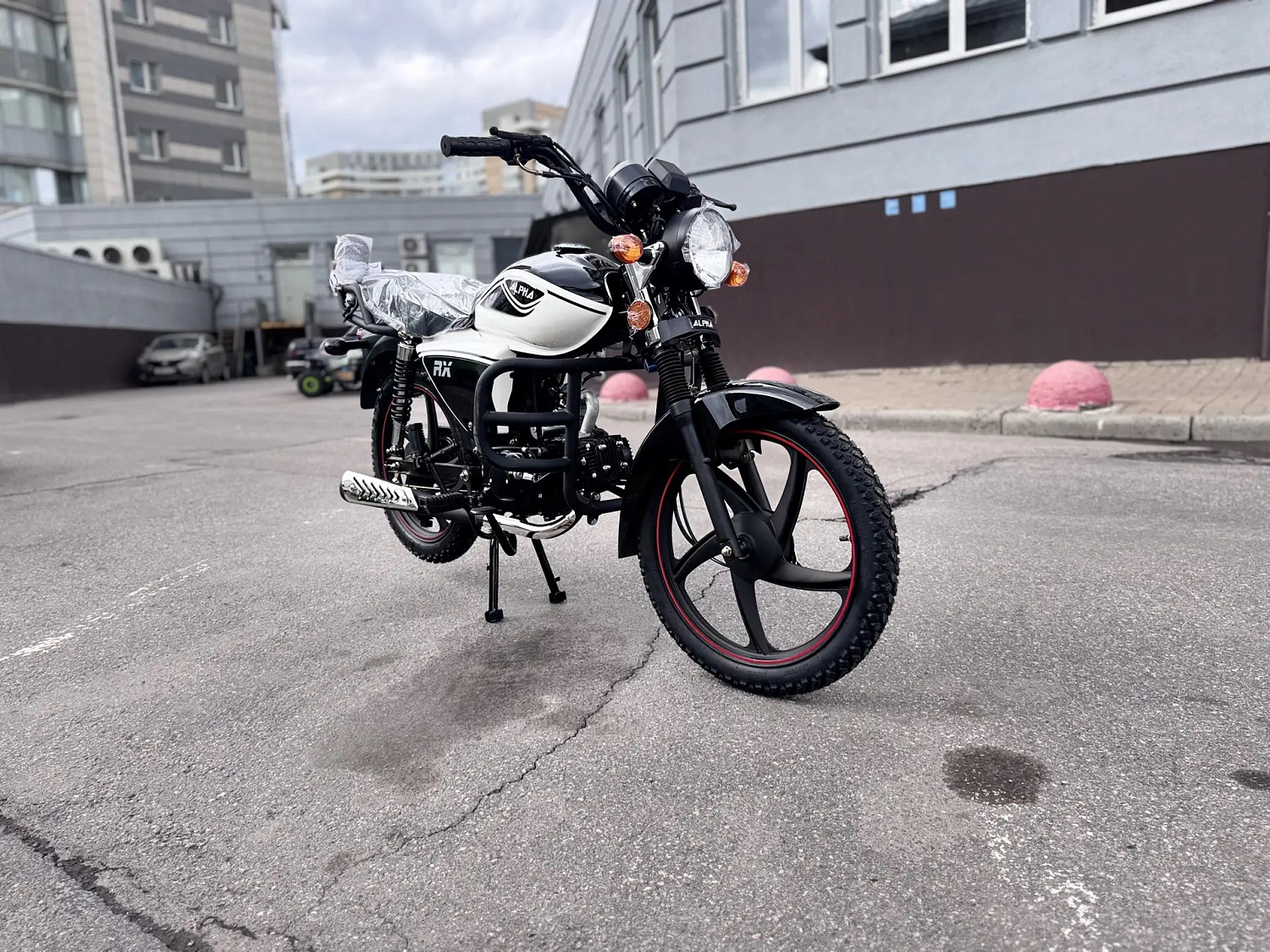 MM Мопед Alpha RX Black New PRO
