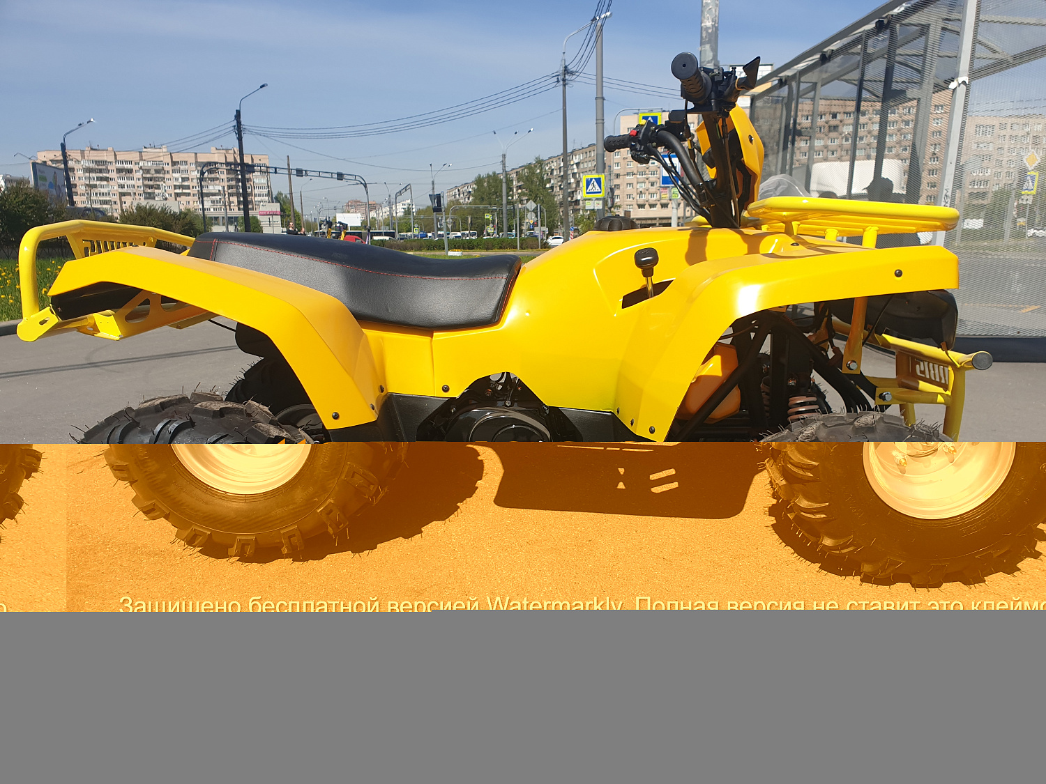 IRBIS Квадроцикл IRBIS ATV125U Yellow ПСМ