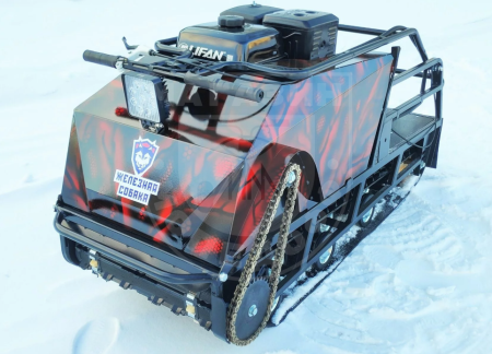 Железная собака Мотобуксировщик Железная собака M500 Камуфляж «Рыбак»