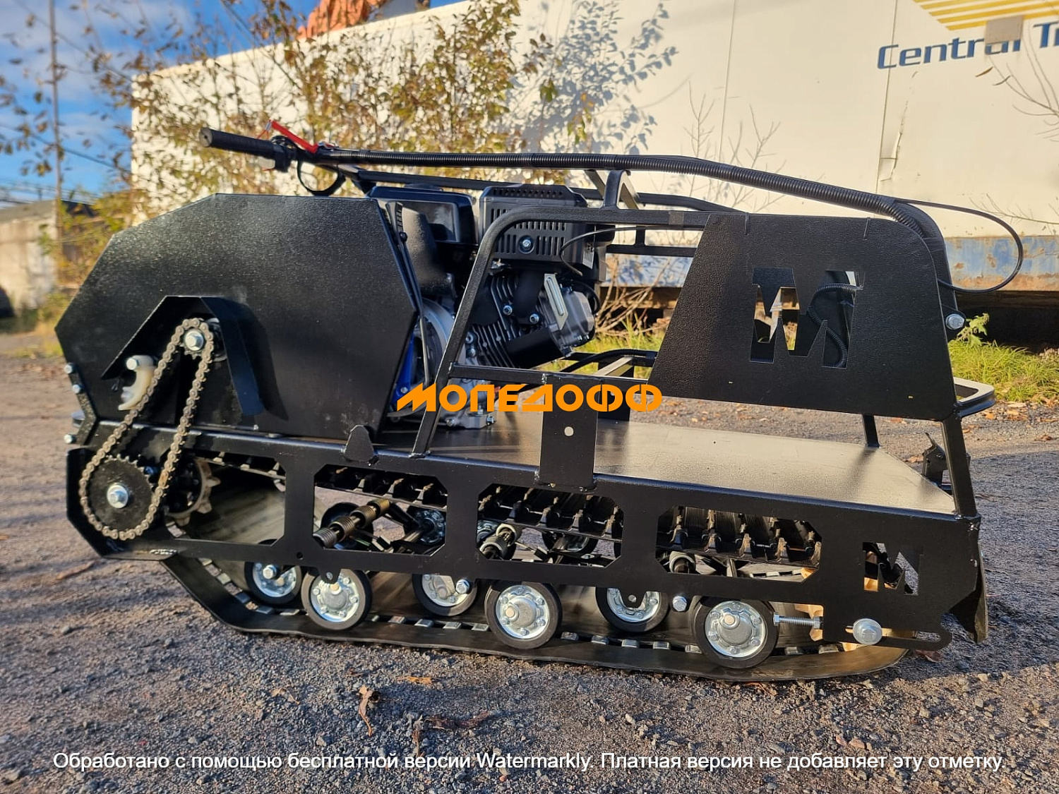 LUXE M500 Мотобуксировщик Мужик М500V black 15