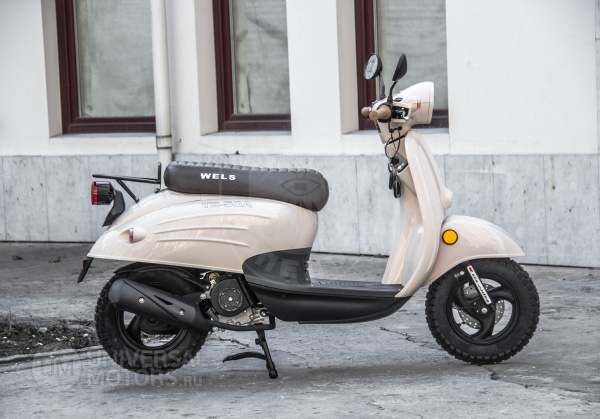 Ретро Скутер Wels VERDЕ 50cc(80) 4т