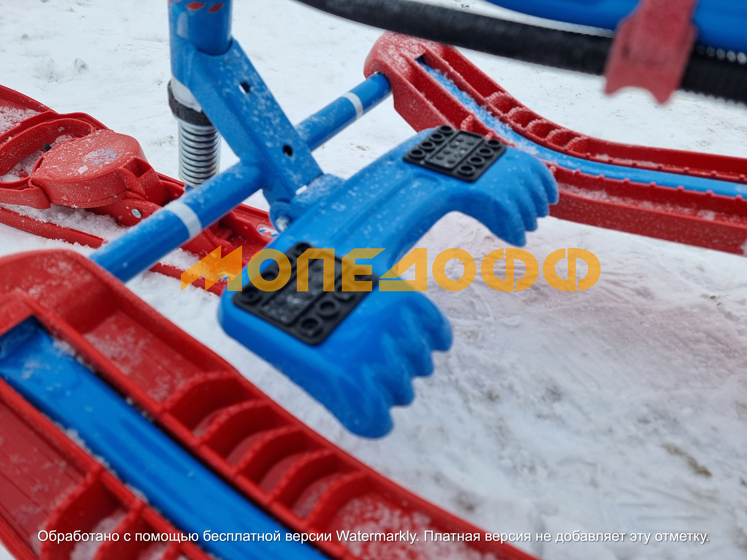 Детские снегоходы Снегоход детский Snow Kids Comfort blue/red