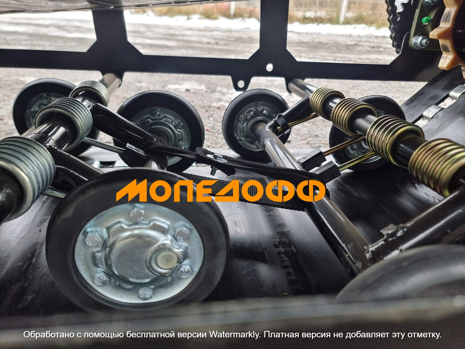 LUXE M500 Мотобуксировщик Мужик М500 22л.с. хаки с реверсом