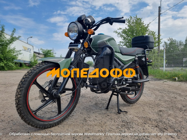 ROLIZ Мопед Roliz Alpha Tourist Luxe Haki 125(50)