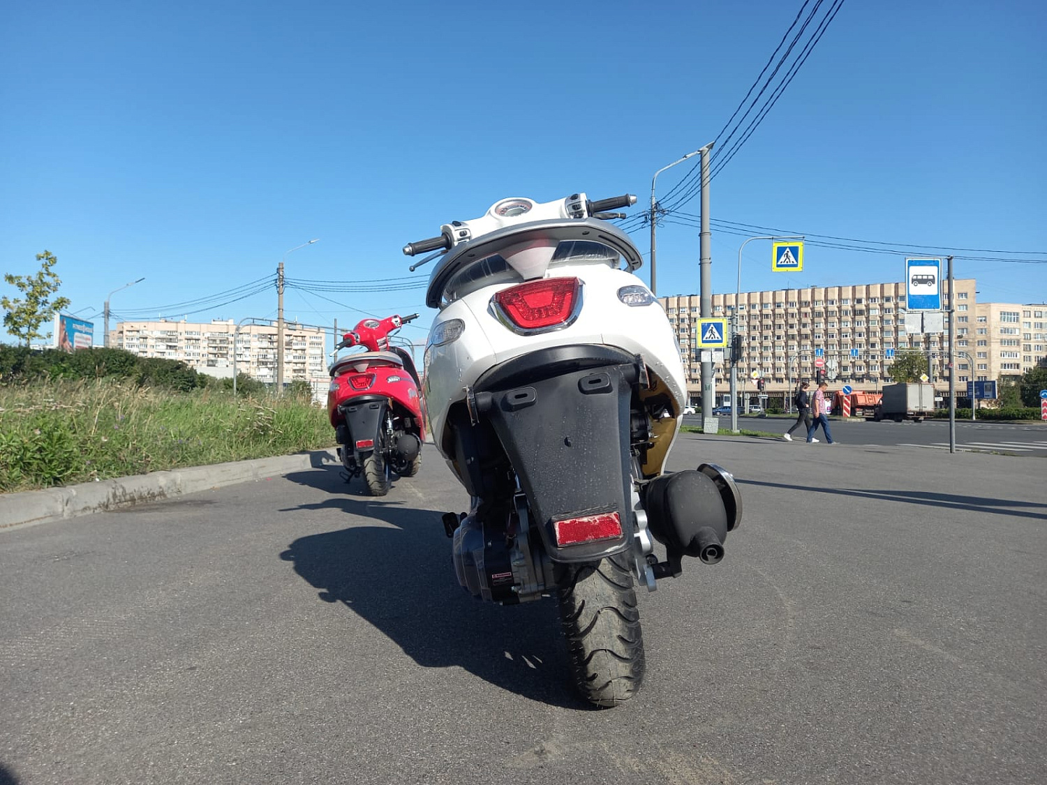 M1NSK Скутер M1NSK Vesna 50 (белый) Ретроскутер