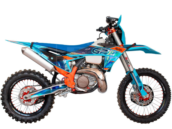 GR Мотоцикл GR8 T300L (2T) Enduro PRO blue