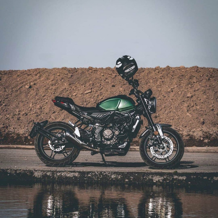 Loncin Мотоцикл VOGE 300AC, черный/зеленый