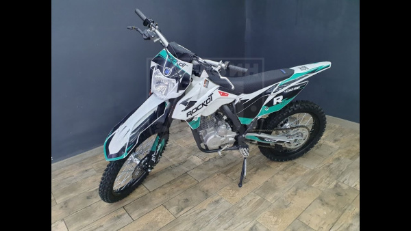 ROCKOT MOTORS Мотоцикл эндуро ROCKOT ZR250 (белый/оранжевый, 21/18, ЭПТС)