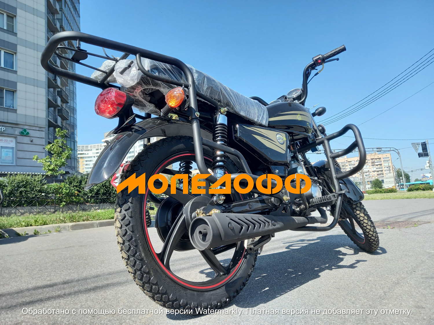 MM Мопед Альфа Alpha Classic Black Lac