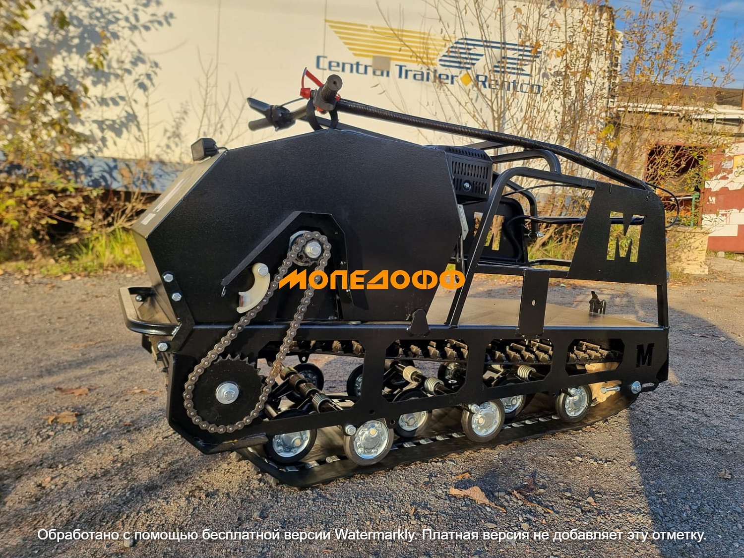 LUXE M500 Мотобуксировщик Мужик М500V black 15
