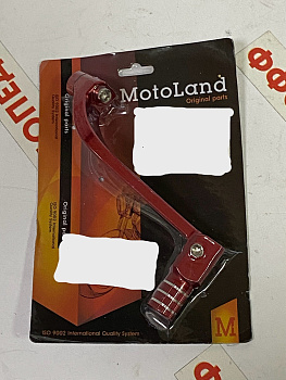 Педаль КПП складная ZS190 CNC красная  в мотомагазине Мопедофф т. 88129814555.