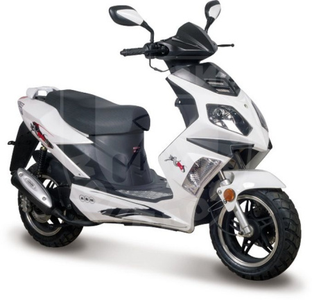 ABM Скутер ABM ZX50S 50сс 2т White
