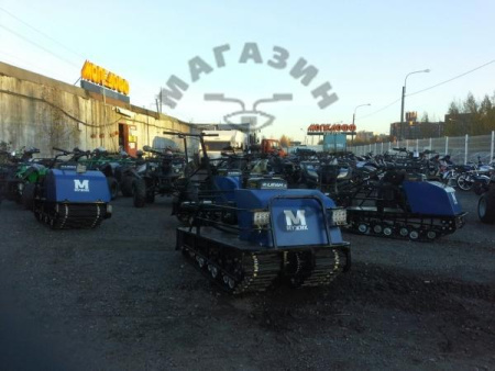 Двух-гусеничный М760 Мотобуксировщик Мужик М760 17л.с